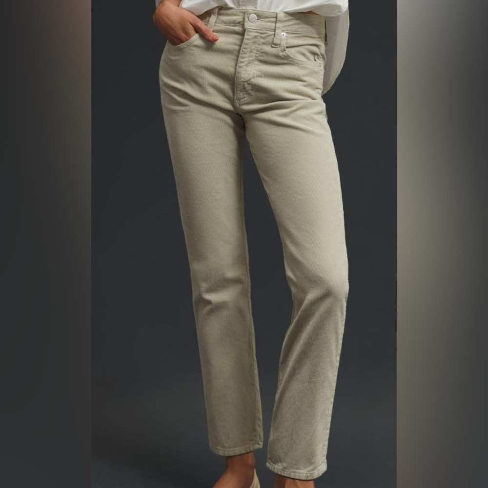 AMO straight leg corduroy jeans